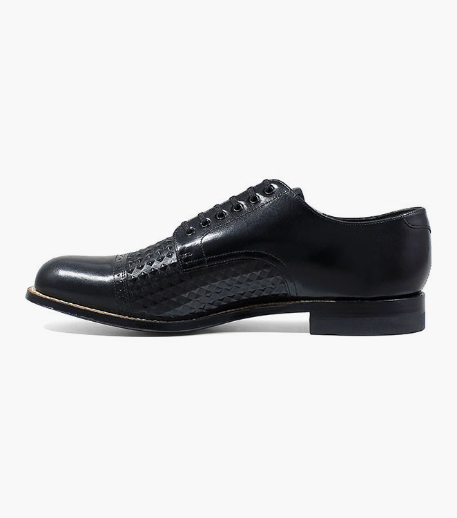 Madison Diamond Print Cap Toe Oxford