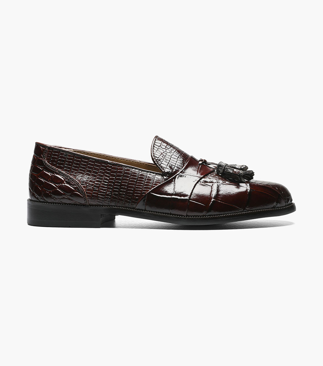 Alberto Bike Toe Tassel Loafer