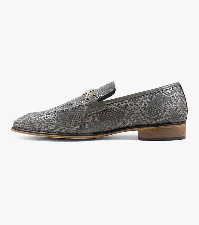Barrino Leather Sole Moc Toe Bit Slip On