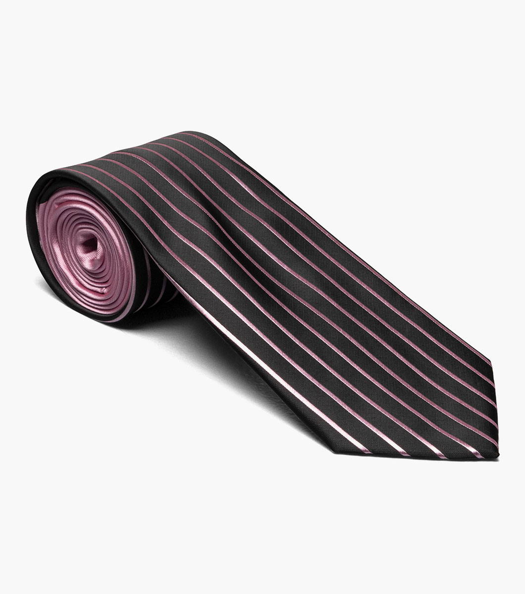 Formal Pink Tie and Hanky Set