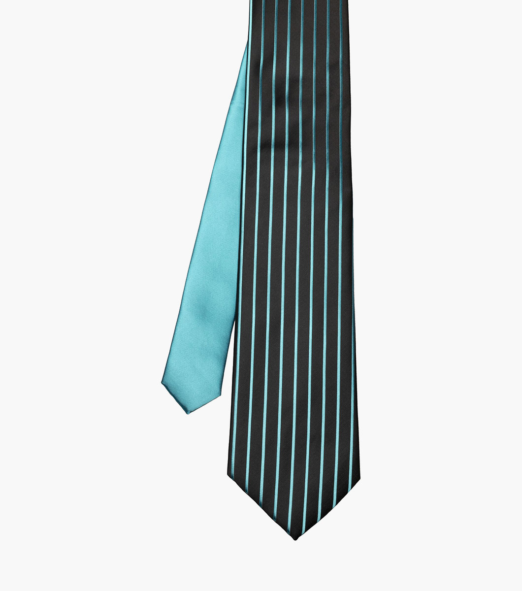 Formal Teal Tie and Hanky Set