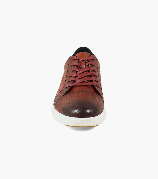 Halcyon Exotic Print Lace Up Sneaker