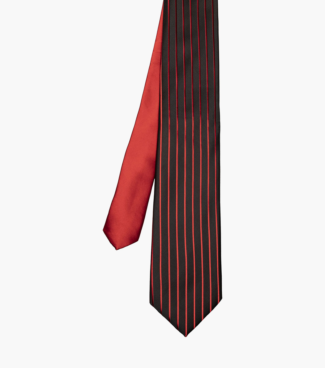 Formal Red Tie and Hanky Set