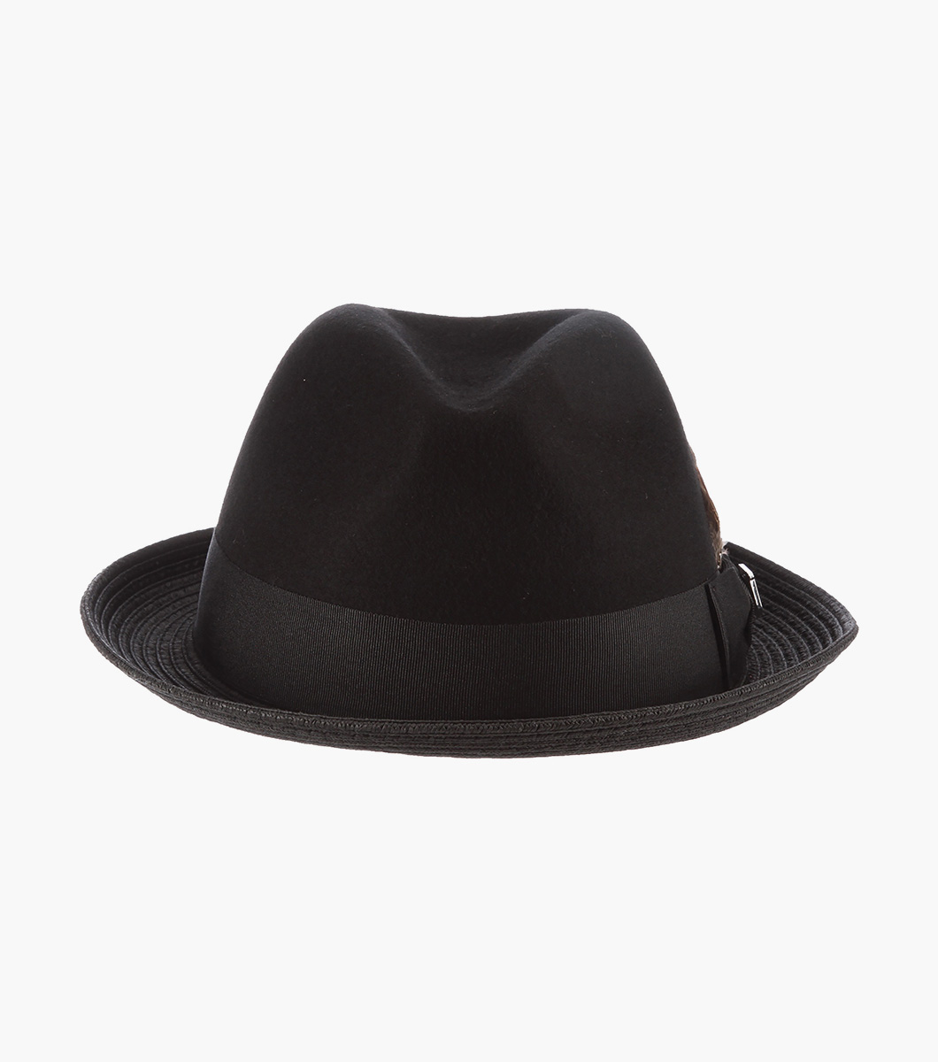 Fredon Wool Fedora Polyester Pinch Front Hat