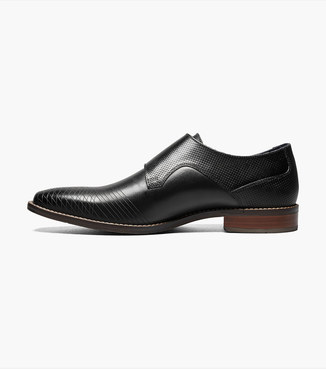 Jamar Plain Toe Laser Monk Strap