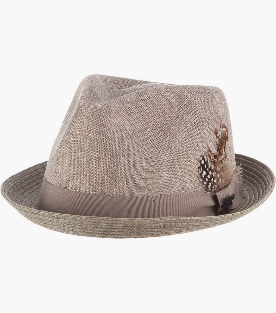 New York Fedora Polyester Pinch Front Hat
