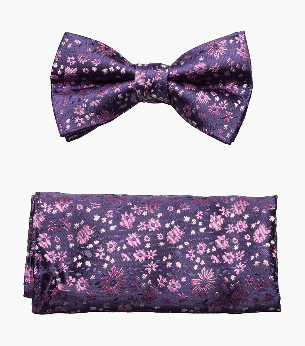 Winston Bow Tie & Pocket Square Set