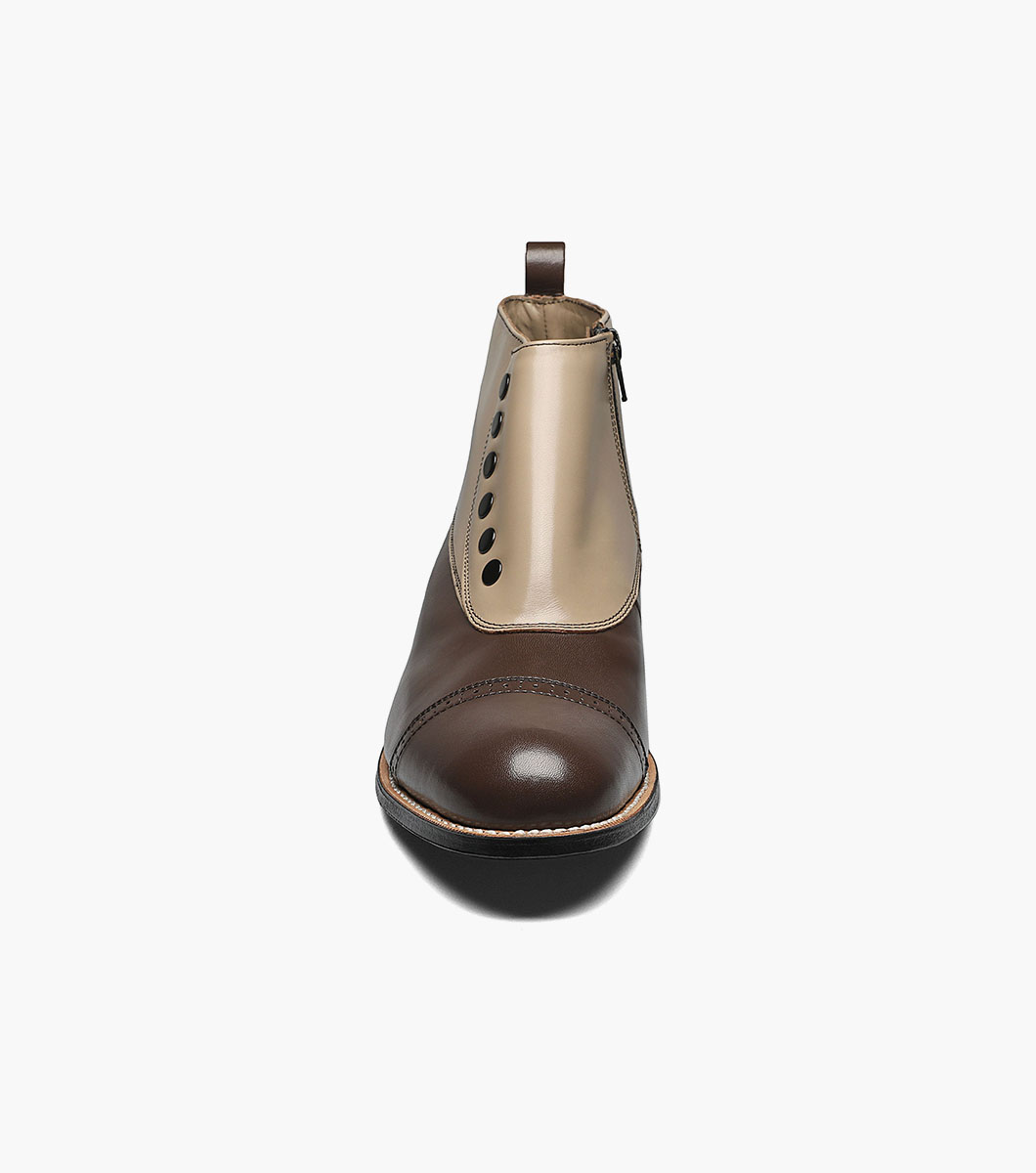 Madison Spectator Spat Cap Toe Boot