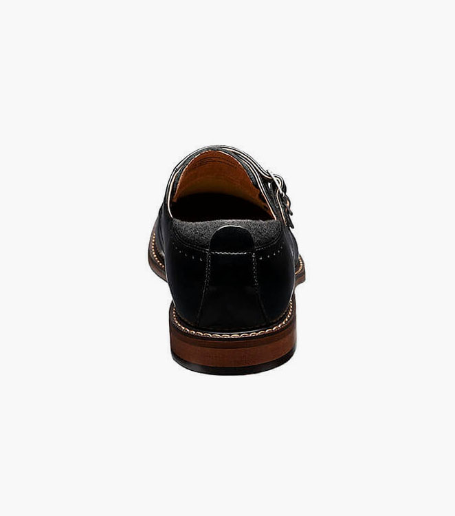 Farwell Wingtip Double Monk Strap