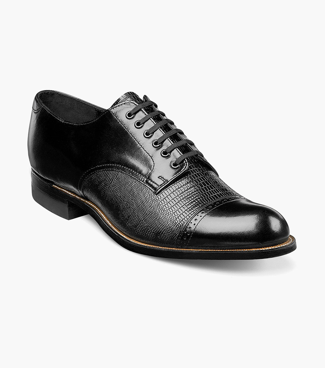Madison Lizard Cap Toe Oxford