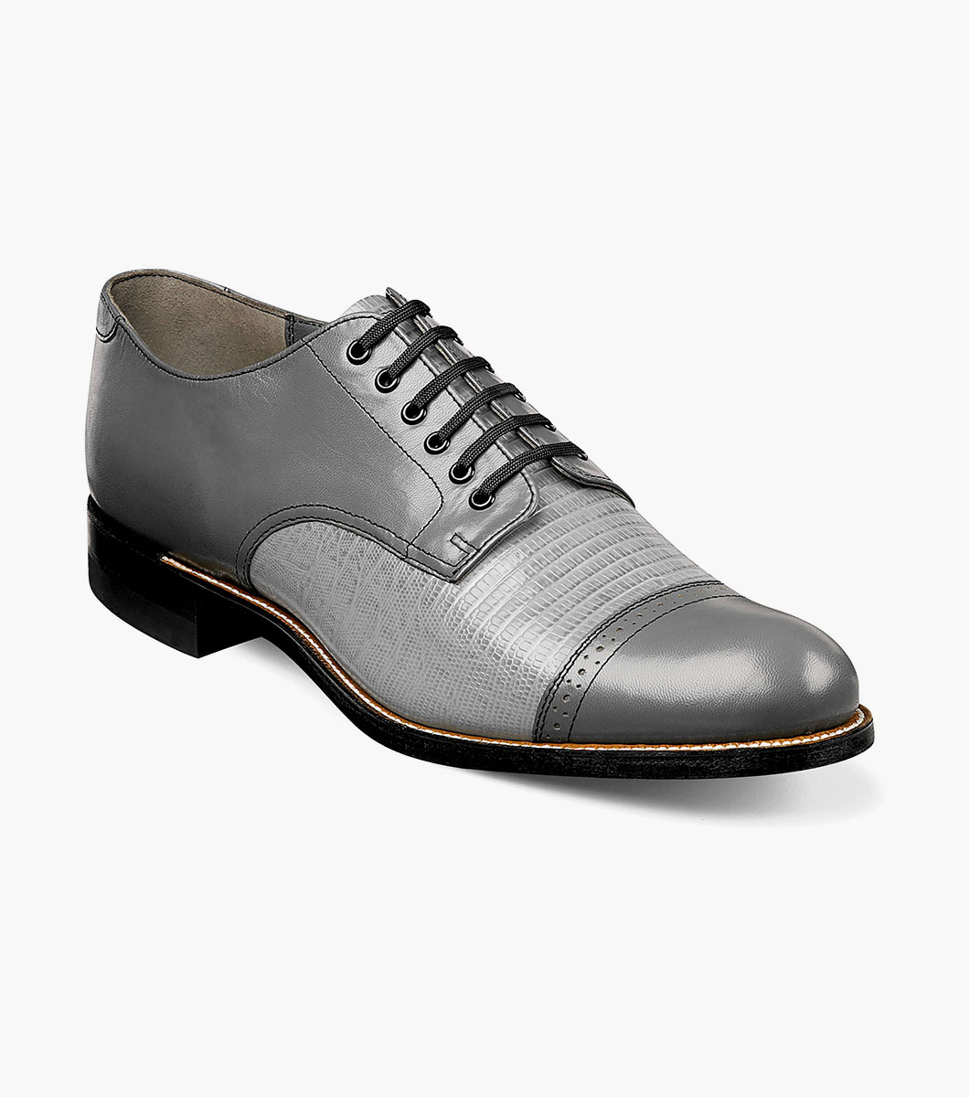 Madison Lizard Cap Toe Oxford