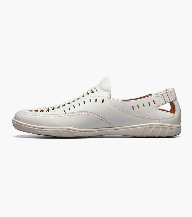 Ibiza Woven Vamp Moc Toe Slip On