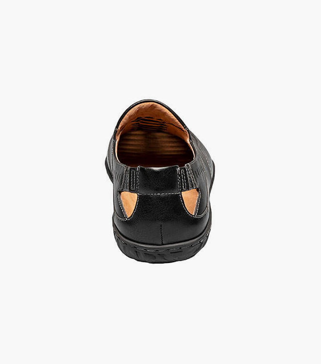 Ibiza Woven Vamp Moc Toe Slip On