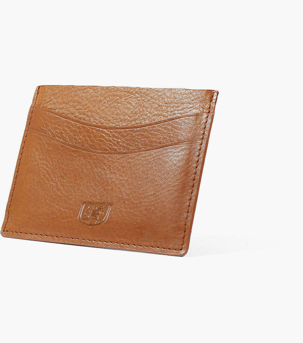 Tan Cardholder Premium Leather
