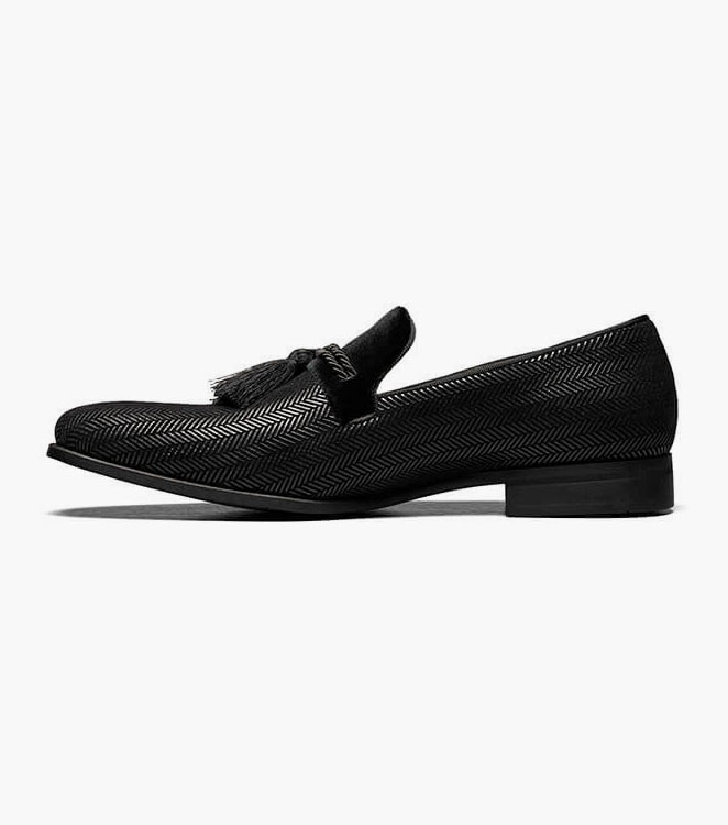 Sonata Herringbone Tassel Slip On