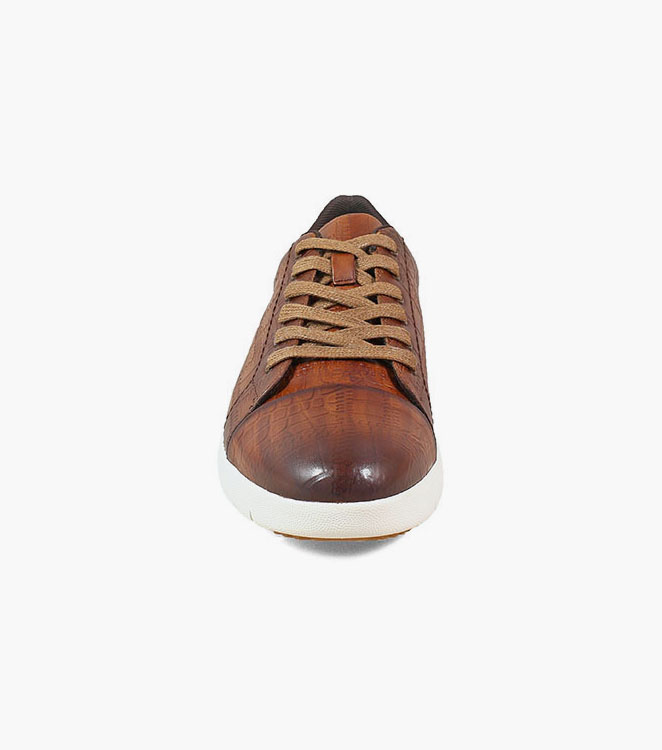 Halcyon Exotic Print Lace Up Sneaker