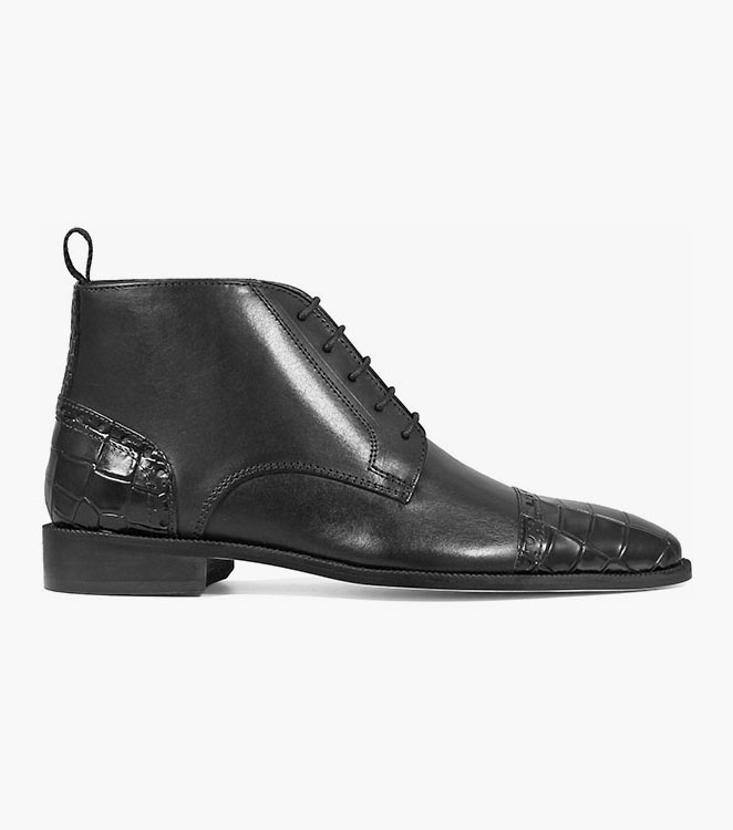 Franco Leather Sole Cap Toe Lace Boot