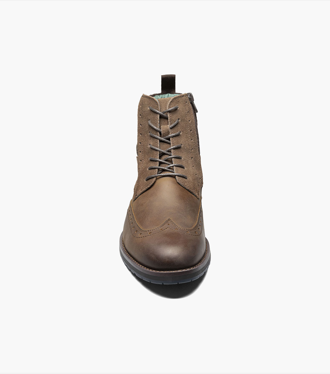 Ozzie Wingtip Lace Up Boot