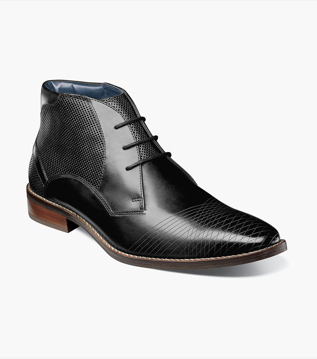 Jorah Plain Toe Laser Chukka Boot