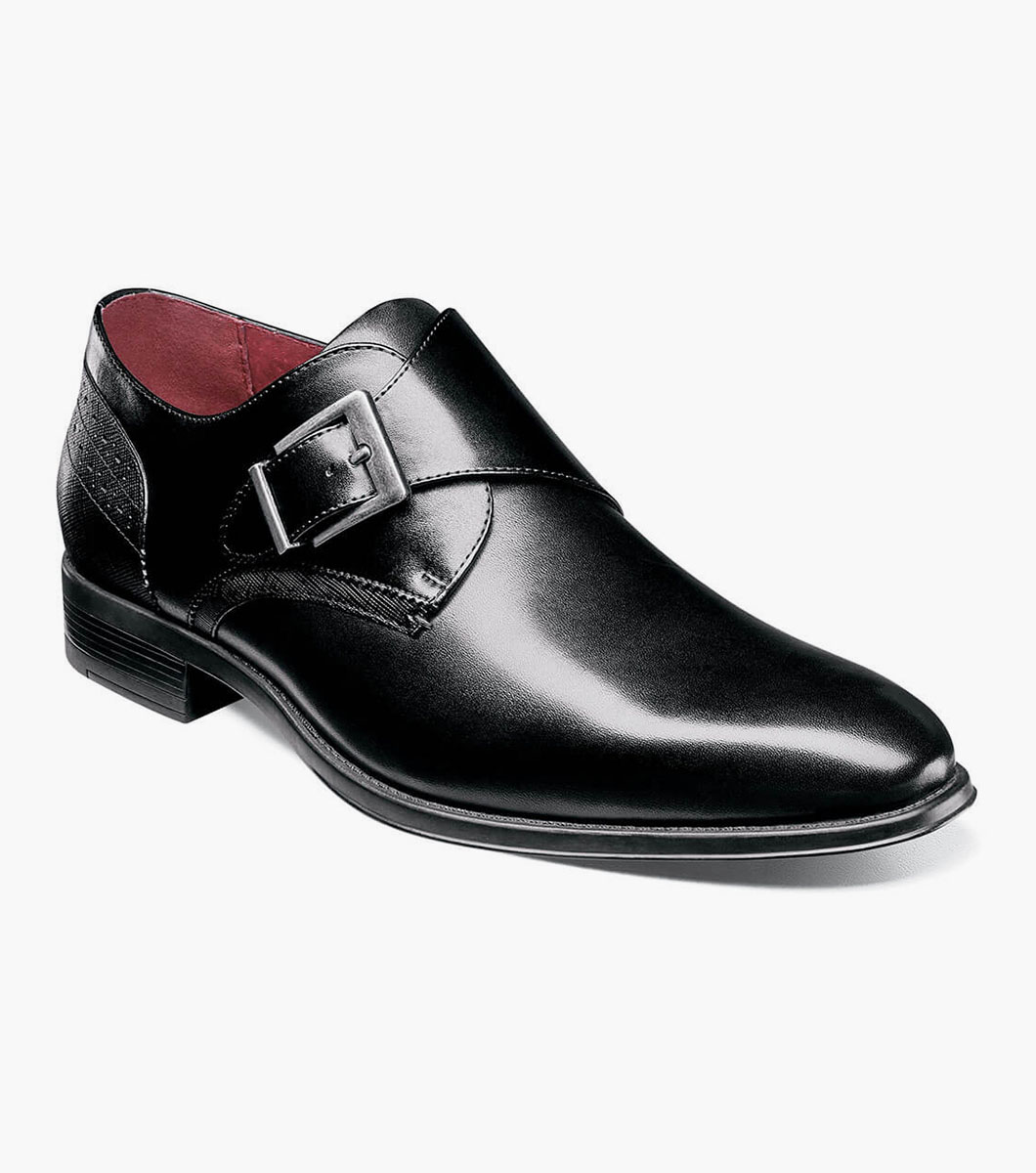 Holbrook Plain Toe Monk Strap