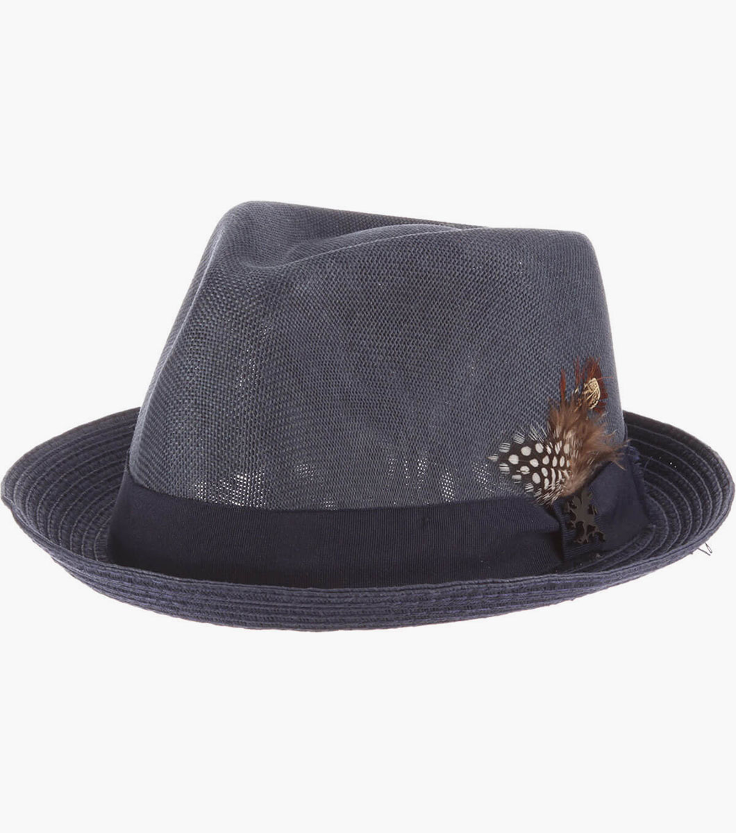 New York Fedora Polyester Pinch Front Hat