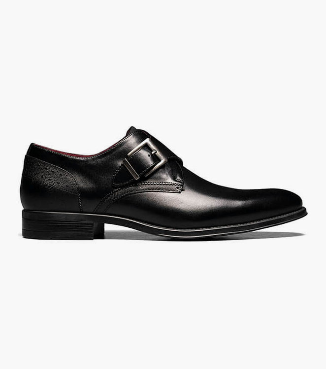 Holbrook Plain Toe Monk Strap