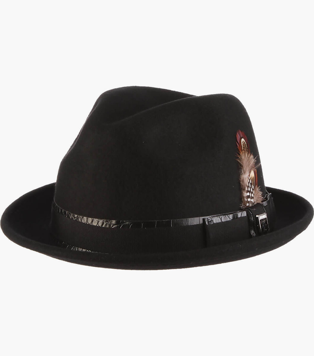 Westland Fedora Wool Felt Pinch Front Hat