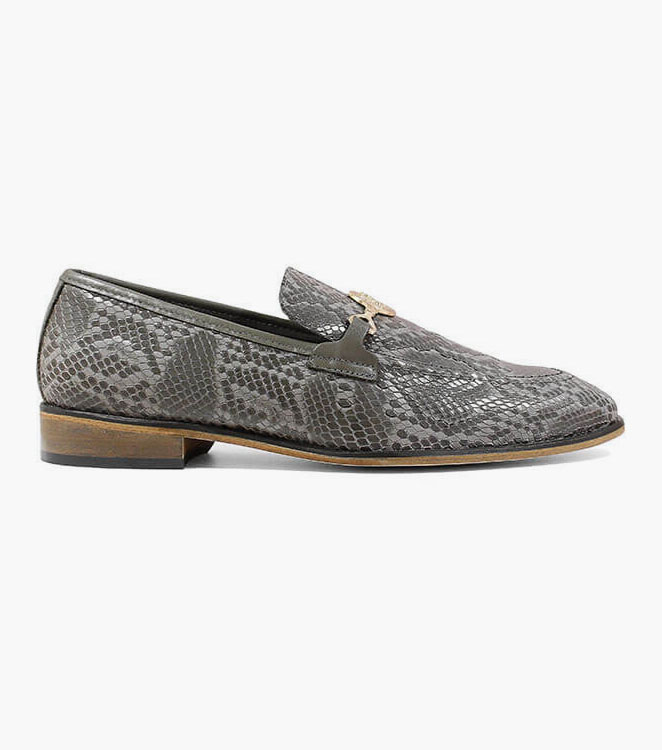 Barrino Leather Sole Moc Toe Bit Slip On