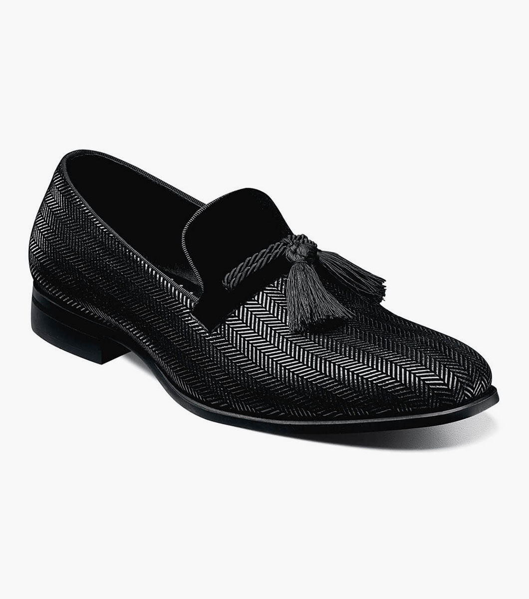 Sonata Herringbone Tassel Slip On
