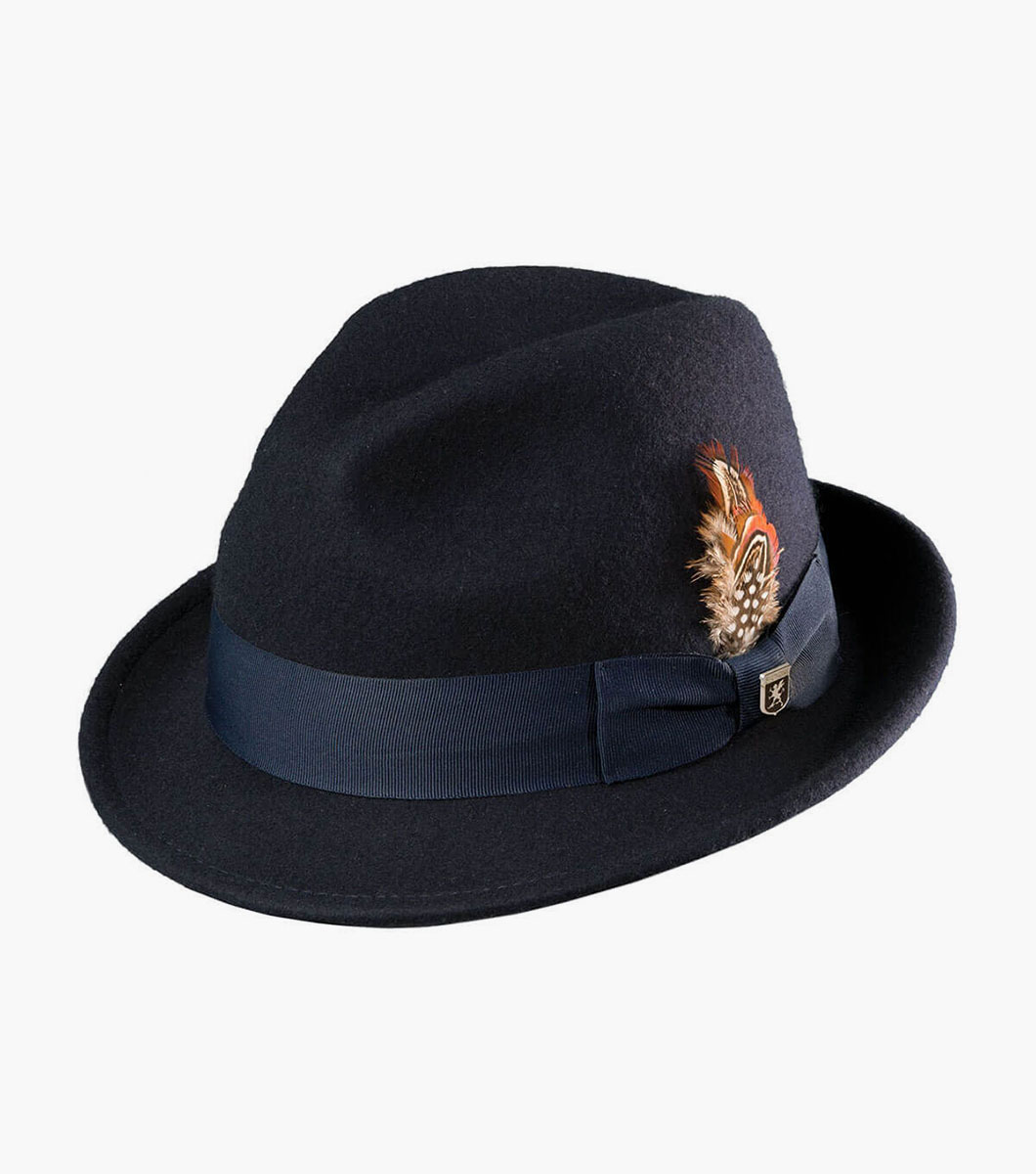Ari Fedora Wool Felt Pinch Front Hat