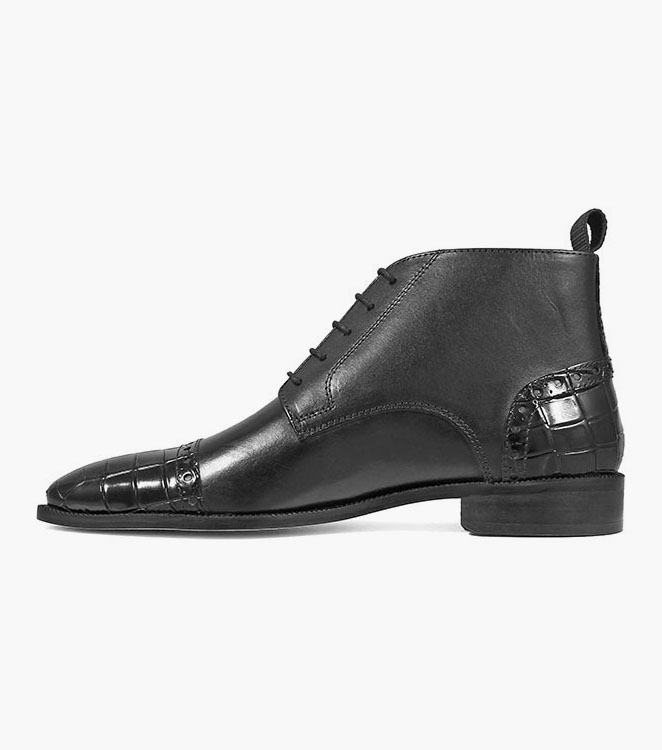 Franco Leather Sole Cap Toe Lace Boot