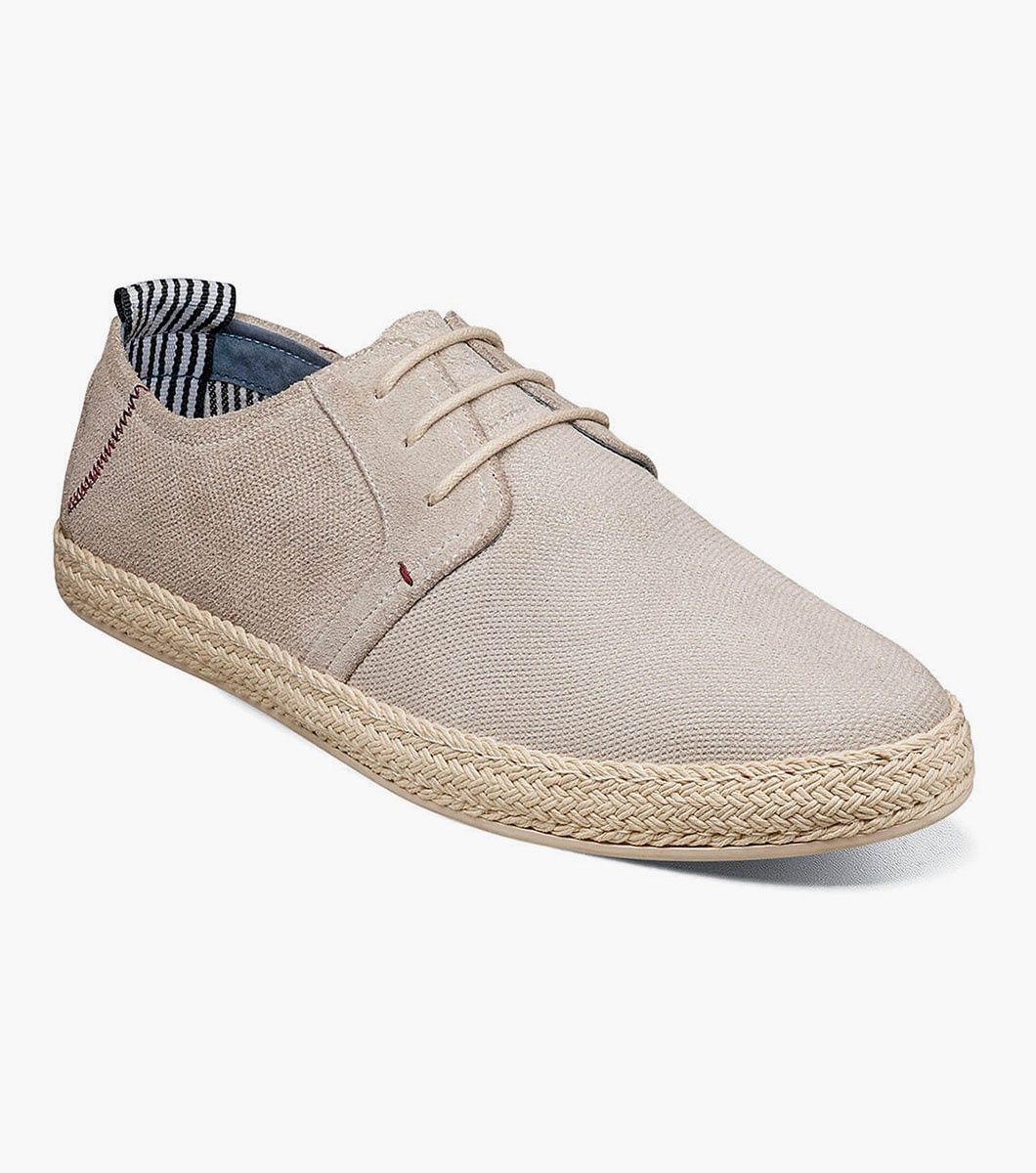 Nicolo Plain Toe Lace Up Espadrille