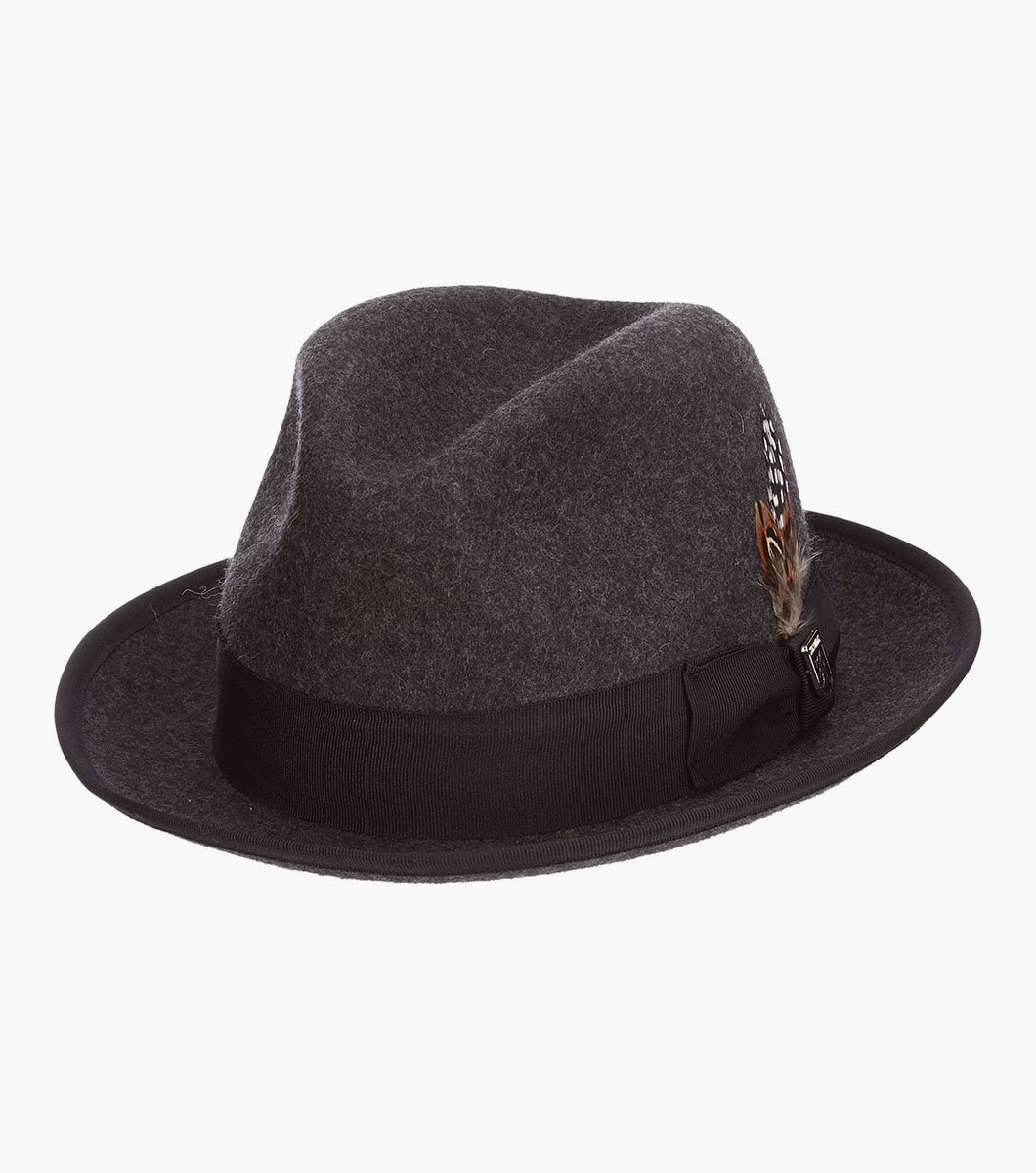 Clifton Fedora Wool Pinch Front Hat