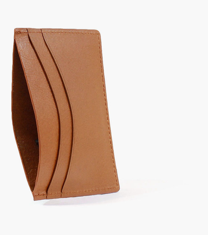 Tan Cardholder Premium Leather