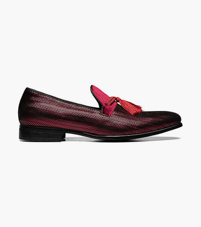 Sonata Herringbone Tassel Slip On