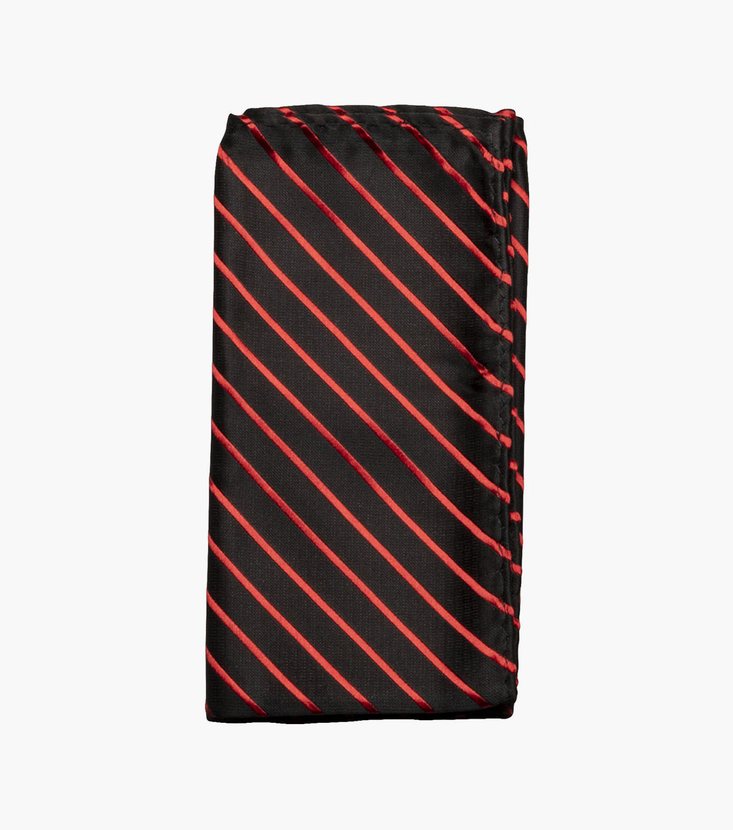 Formal Red Tie and Hanky Set