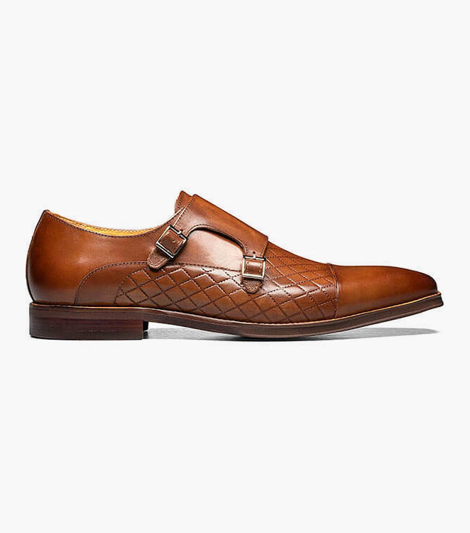Wynston Cap Toe Double Monk Strap