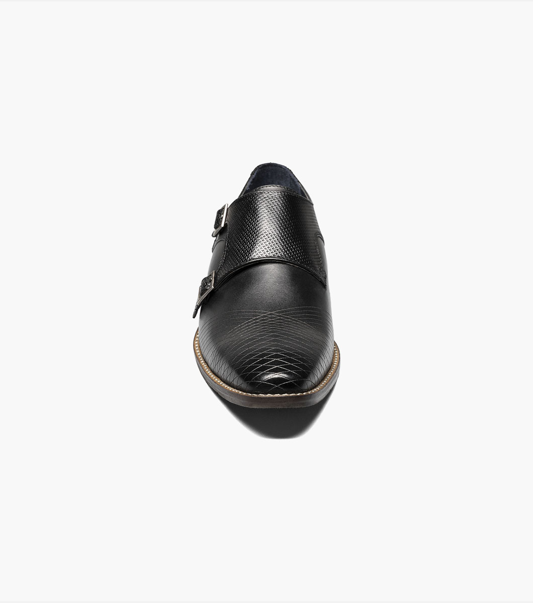 Jamar Plain Toe Laser Monk Strap