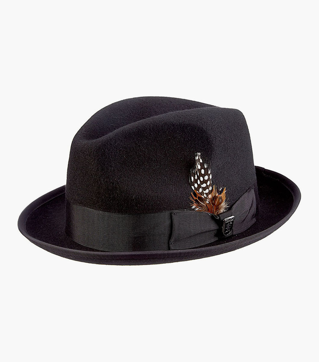Clifton Fedora Wool Pinch Front Hat