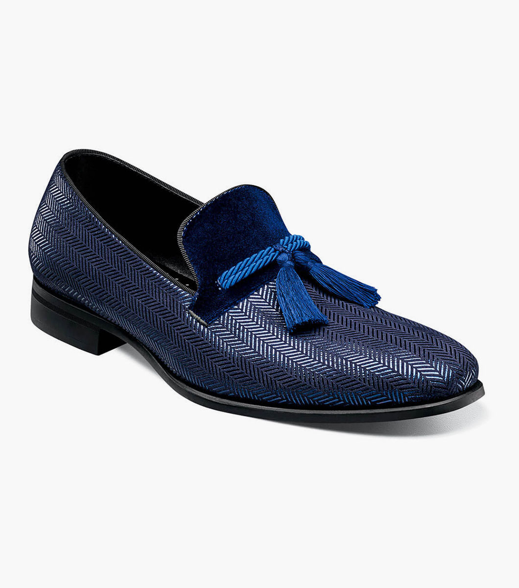 Sonata Herringbone Tassel Slip On