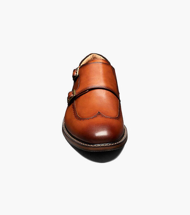 Farwell Wingtip Double Monk Strap
