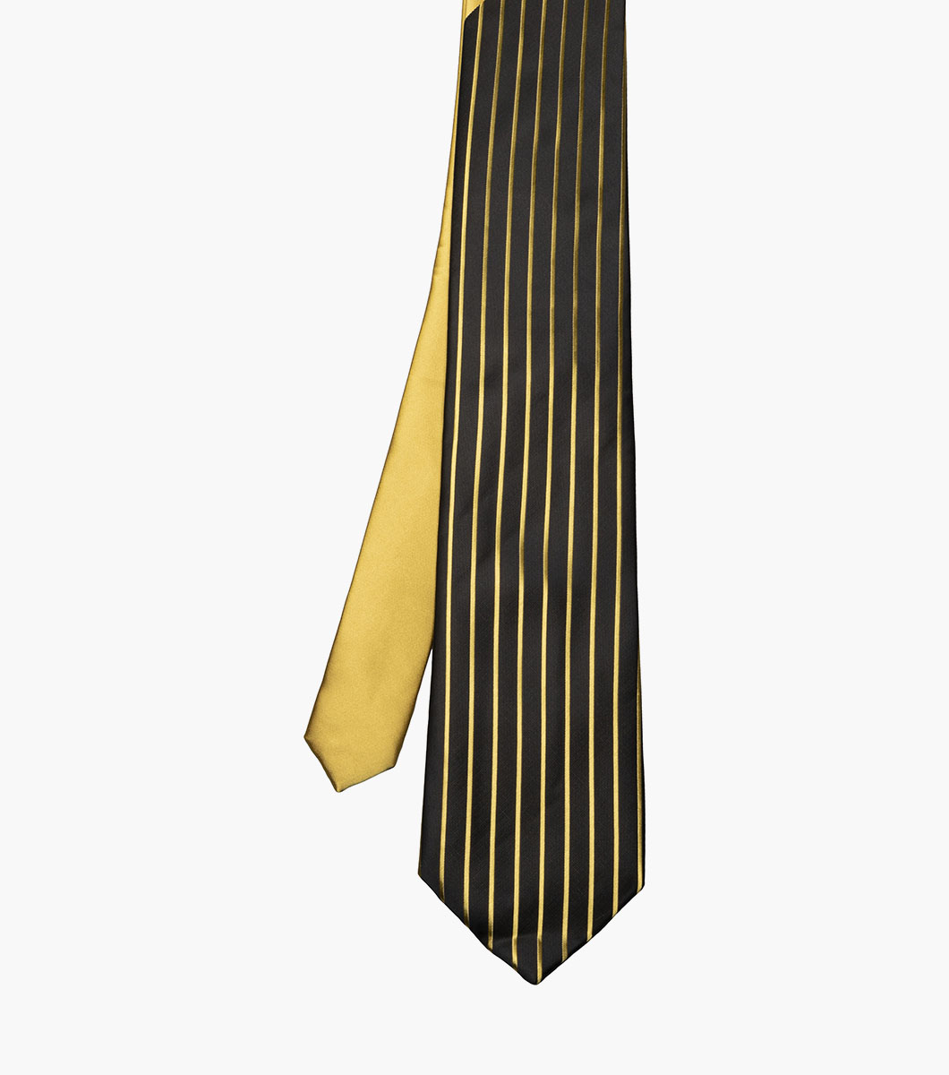 Formal Gold Tie and Hanky Set