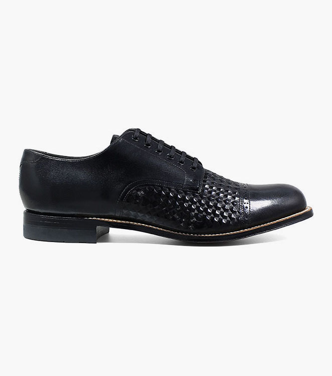 Madison Diamond Print Cap Toe Oxford