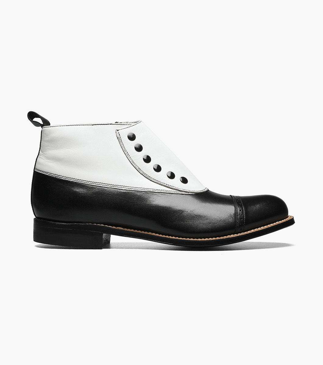 Madison Spectator Spat Cap Toe Boot
