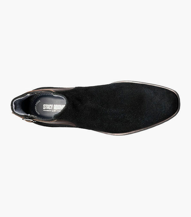 Roane Plain Toe Chelsea Buckle Boot