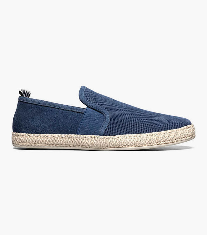 Nino Plain Toe Slip On Espadrille