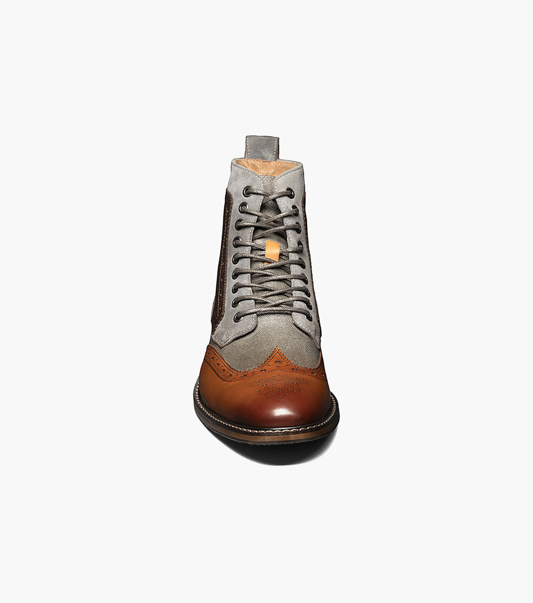 Finnegan Wingtip Lace Up Boot