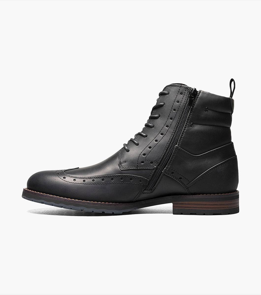 Ozzie Wingtip Lace Up Boot