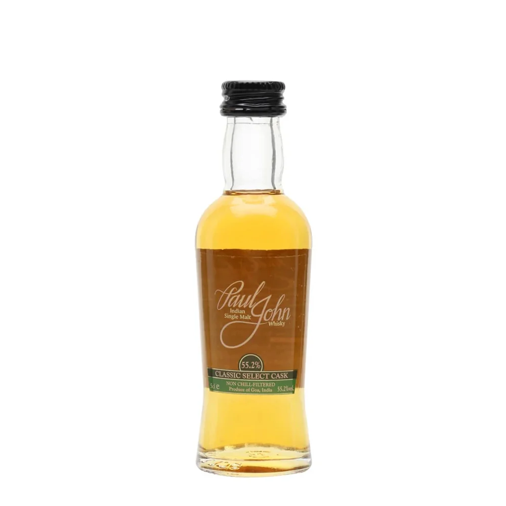 (Miniature) Paul-John Classic Select Cask Indian Single Malt ABV 55.2% 50ml