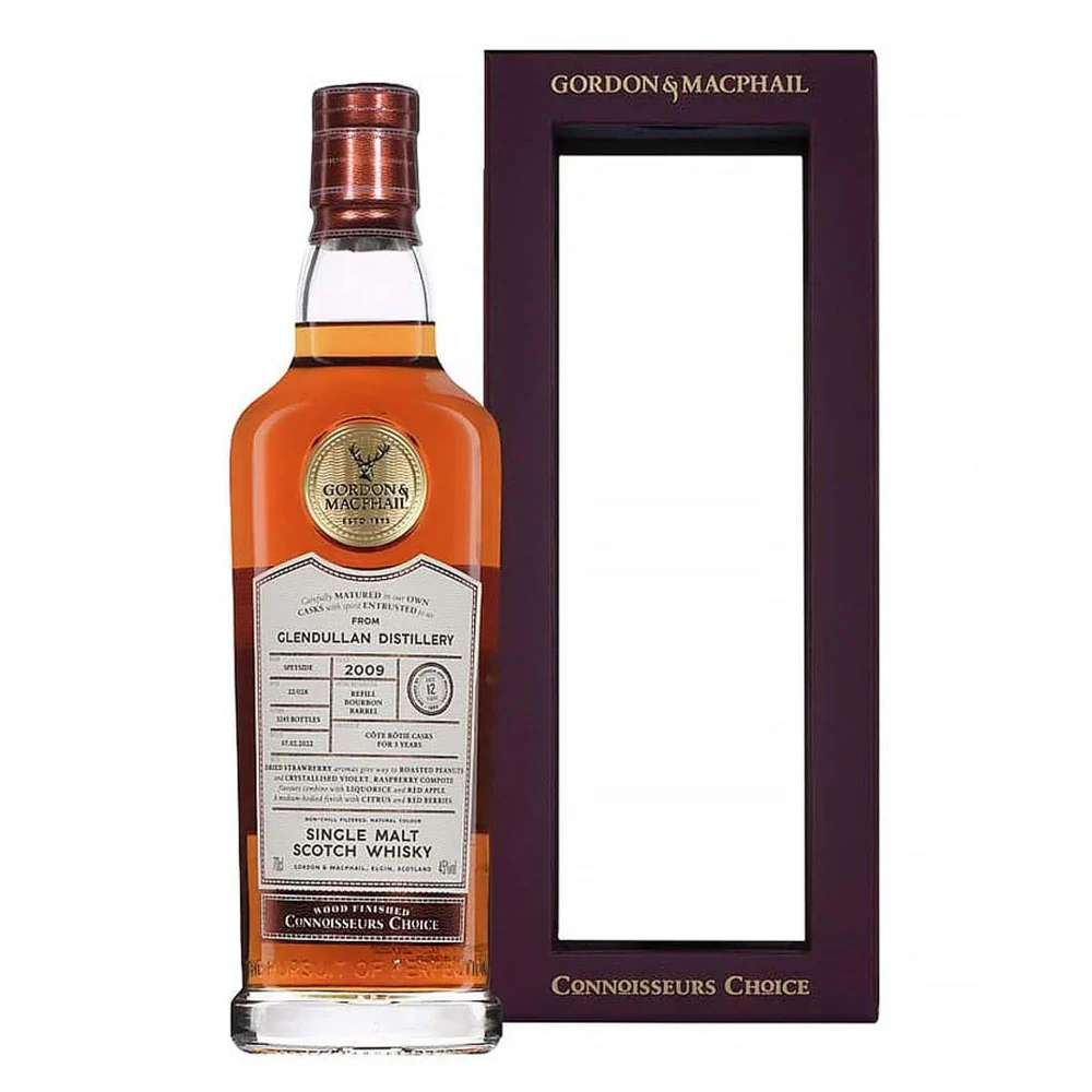 Glendullan 12 Years Speyside Single Malt 2009 Côte-Rôtie Finish Connoisseur's Choice (Gordon & Macphail) ABV 45% 700ml
